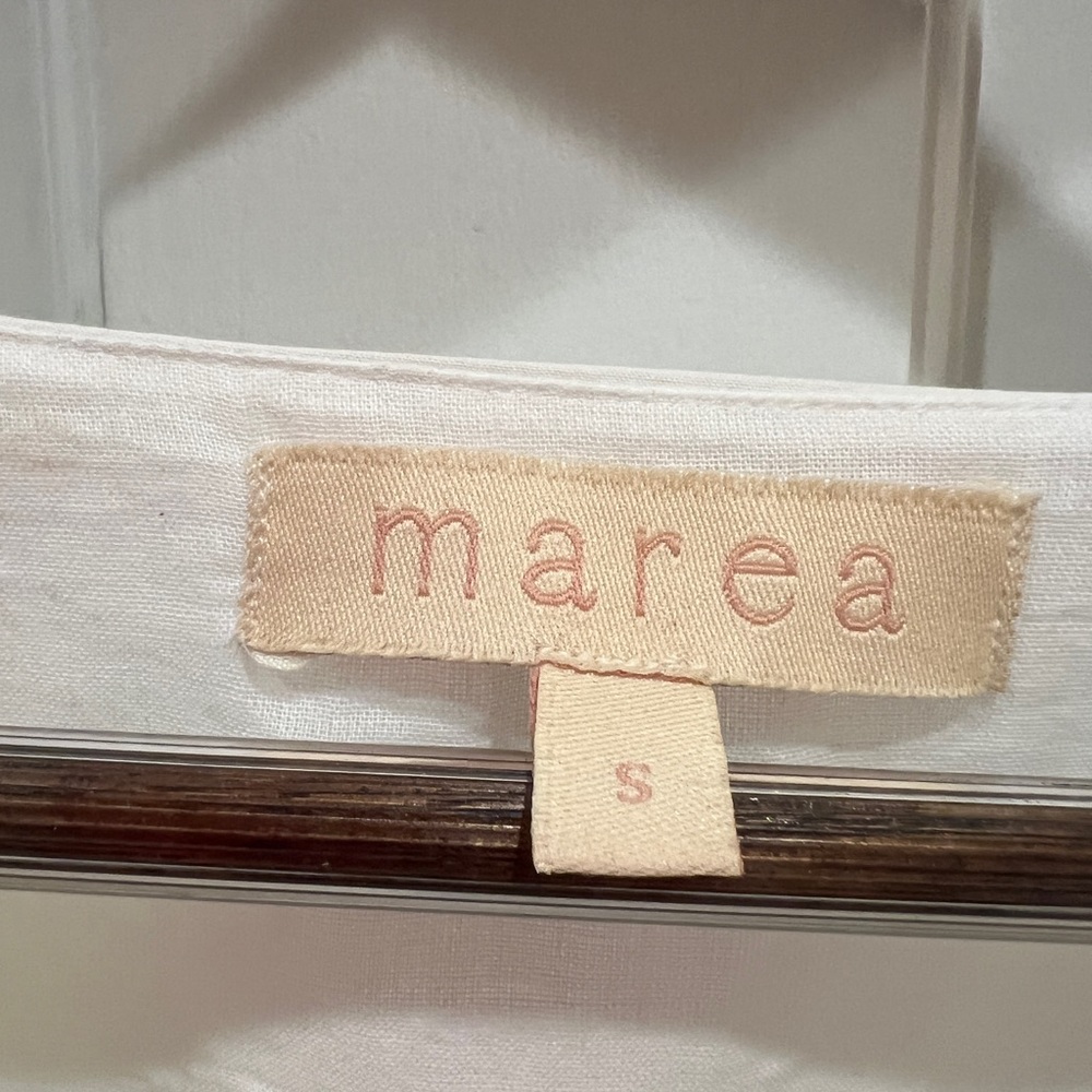Marea by Liz Joy Two Piece Set White Cotton Maxi Skirt & Top Women’s Size S - Picture 11 of 15